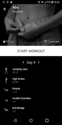 Six Pack in 30 Days android App screenshot 3